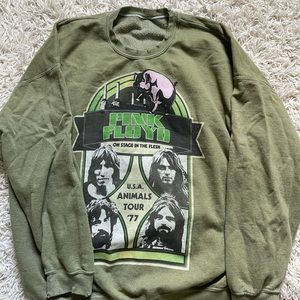 Urban Outfitters Pink Floyd The Animals Tour Crewneck Sweatshirt